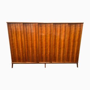 Vintage Kleiderschrank aus Holz, 1950er