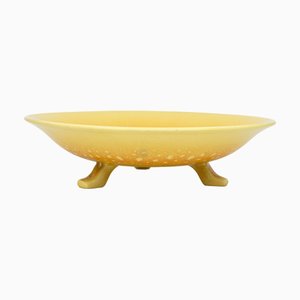 Bauhaus Schale mit Fuß von Margarete Heymann-Loebenstein für Haël Werkstätten Marwitz, 1930er