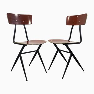 Vintage Italian Chairs, 1950s, Set of 2