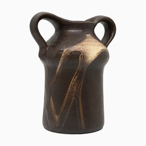 2-Handled Studio Vase attributed to Gerda Heuckeroth for Carstens Tönnieshof, 1960s