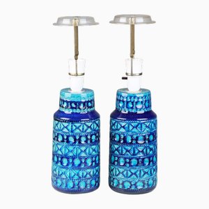 Dänische Tischlampen im Bitossi Stil von Lyskær Belysning, 1960er, 2er Set