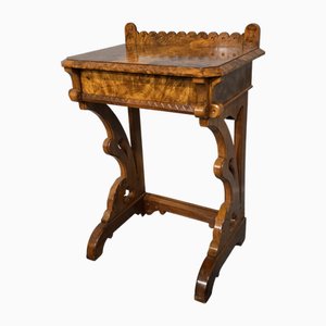 Antique Walnut Console Table, 1880