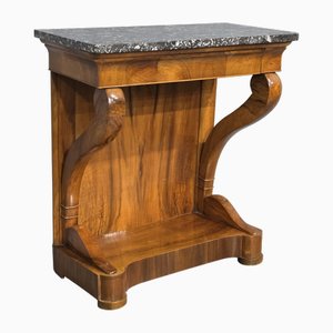 Antique Walnut Console Table, 1880