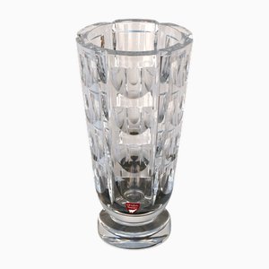 Swedish Windows Art Glass Vase by Simon Gate for Orrefors, 1940s