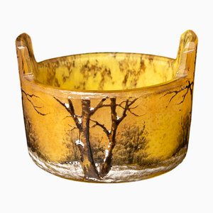 French Art Nouveau Bowl by Daum Nancy, 1920s