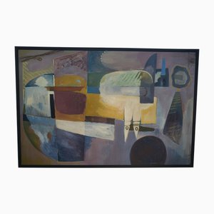 Elizaga, Abstract Composition, 1969, Canvas Painting