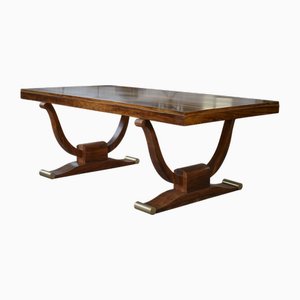 Vintage Art Deco Wooden Table, 1940s