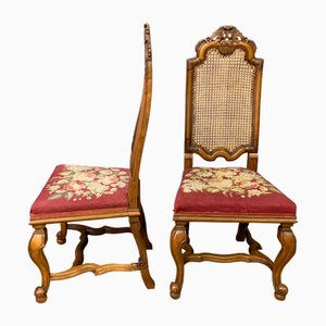 Antique Walnut Chairs by Waring & Gillow, 1910, Set of 2