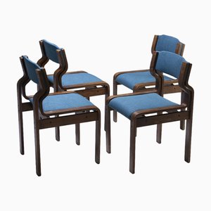 Vintage Dining Chairs from Drevopodnik Holesov, 1970s, Set of 4