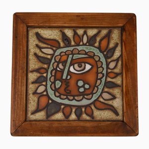 Ceramic Tile by Roland Zobel, 1960s