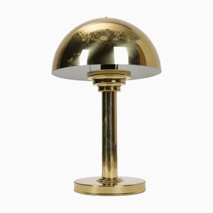 Vintage German Mushroom Brass Table Lamp by W.S.B., 1970s