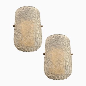Vintage Murano Wandleuchten, 1990er, 2er Set