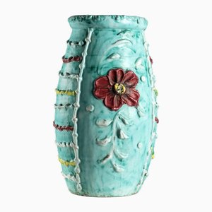 Schirmständer oder Vase aus glasierter Keramik