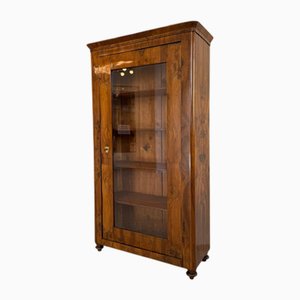 Biedermeier Display Cabinet in Walnut