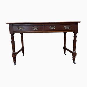 English Console Table in Mahogany