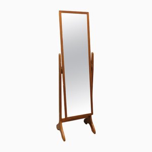 Vintage Danish Cheval Mirror, 1960