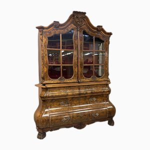 Dutch Display Cabinet in Burlwood
