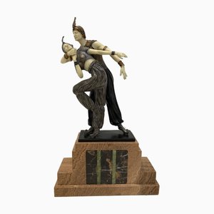 Middle Eastern Dance Sculpture in Bronze