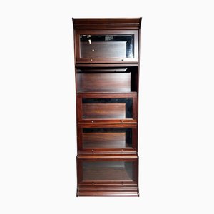 Modular Globe Wernicke Style Bookcase in Mahogany