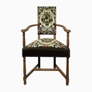 Armchair with Tapestry Upholstery