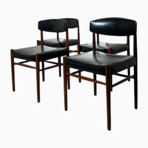 Chaises de Salle à Manger Vintage en Skaï, Set de 4