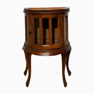 Vintage Cabinet with Removable Half-Moon Tray