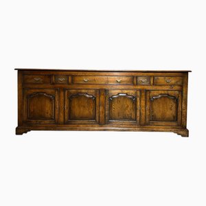 Large Antique French Oak Sideboard