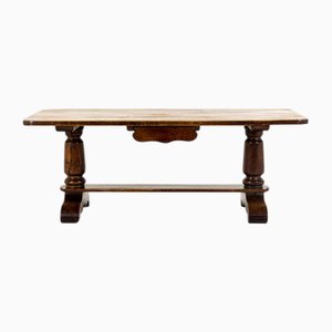 Large French Oak Refectory Table