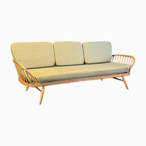Vintage Blonde and Green Sofa by Lucian Ercolani for Ercol, 1960s