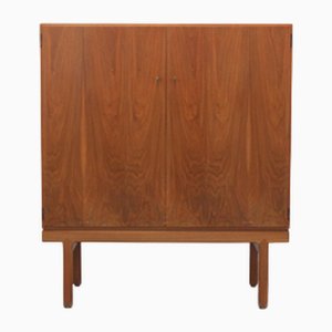 Nussholz Abstracta Schrank mit 2 Türen von Jos De Mey für Van Den Berghe-Pauvers, 1960er