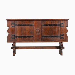 Brutalist French Pine Sideboard, 1960