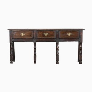 George III Oak Dresser Base, 1790