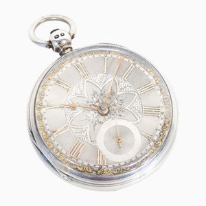 English Silver Pocket Watch, 1866