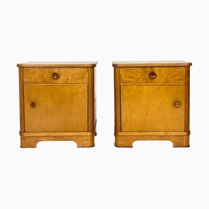 Mid-Century Bedside Tables, Set of 2