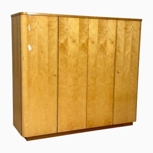 Large Vintage Wooden Wardrobe