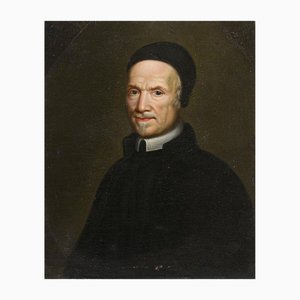 Anton Raphael Mengs, Porträt eines Gentleman mit Mütze, 1970er, Öl auf Leinwand