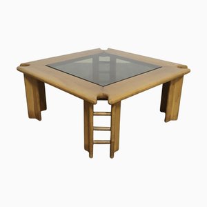 Niedriger Mid-Century Couchtisch von Afra und Tobia Scarpa, 1960er