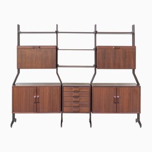 Bibliothèque Vintage Modulaire en Palissandre, Italie, 1960s