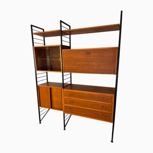 Système d'Étagère Murale Ladderax Mid-Century de Staples, Royaume-Uni, 1960s