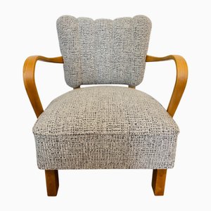 Art Deco H-237 Cocktail Armchair by J. Halabala for Up Závody, Czechoslovakia, 1950s