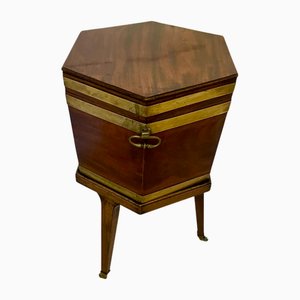 Antiker George III Weinkühler oder Lampentisch mit Gestell aus Mahagoni, 1790