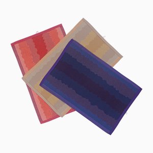 Organic Cotton Wavy Kitchen Towels by BOI, Set of 3