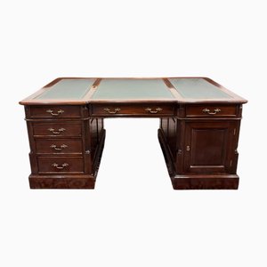 Bureau Partners en Teck et Cuir