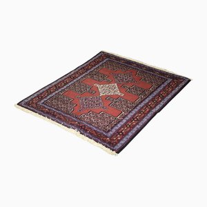 Handgewebter Vintage Senneh Teppich, 1960er