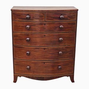 Commode à Tiroirs Antique en Acajou de Gillows, 19ème Siècle