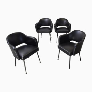 Sessel im Stil von Eero Saarinenin, 1960er, 4er Set