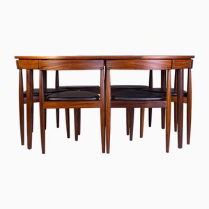 Table de Salle à Manger et Chaises par Hans Olsen pour Frem Røjle, 1960s, Set de 7