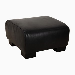 Tabouret en Cuir Noir de Koinor