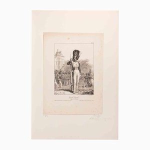 Auguste Raffet, Garde Royale, Régiment Grenadier, Lithograph, 1830s