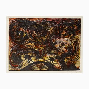 Eugene Berman, Escape from Troy, Lithograph, 1960s